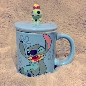Disney Lilo & Stitch Ohana Means Family Mug with Scrump Lid 18oz